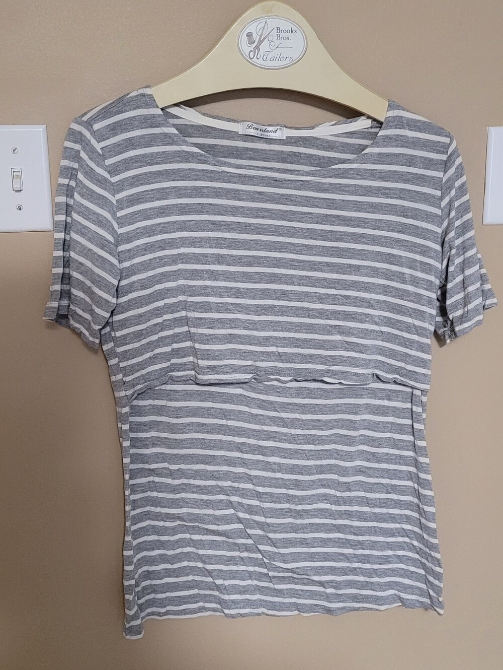💚10 for $10💚 Bundle and save Striped Short Sleeve Nursing Tee